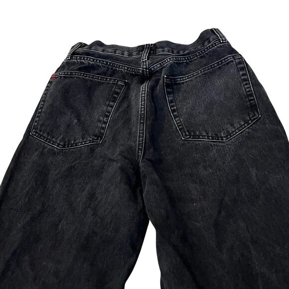 Urban Outfitters BDG High Rise Baggy Jeans Size 28 Distressed Ripped Black - Picture 5 of 11